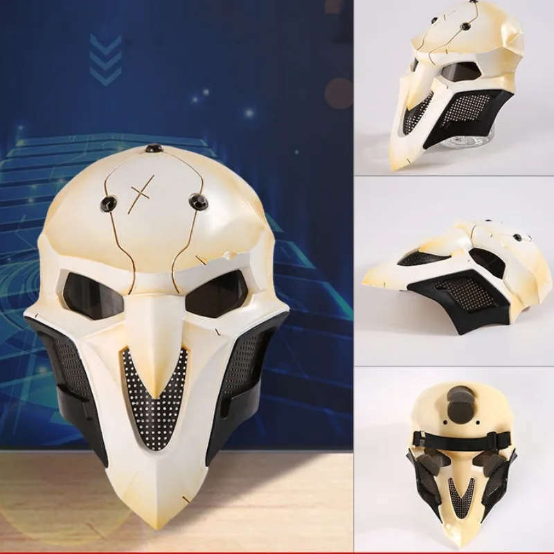 Party Games Steam - เกมไอน้ํา OW หน้ากากเรซิ่นคอสเพลย์ Overwatch สยองขวัญ Death