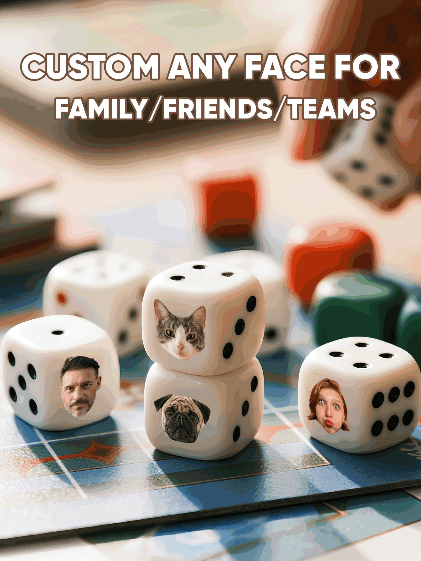 ลูกเต๋าหน้าตาน่ารัก ลูกเต๋าหน้ - Party Games Easter For Family บทวิจารณ์และราคา