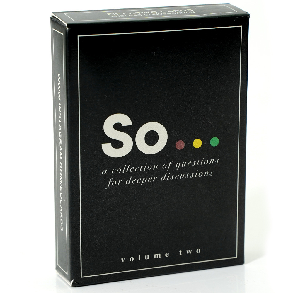 การ์ดคุณภาพสูง So Conversation - Party Games Questions For Adults บทวิจารณ์และราคา