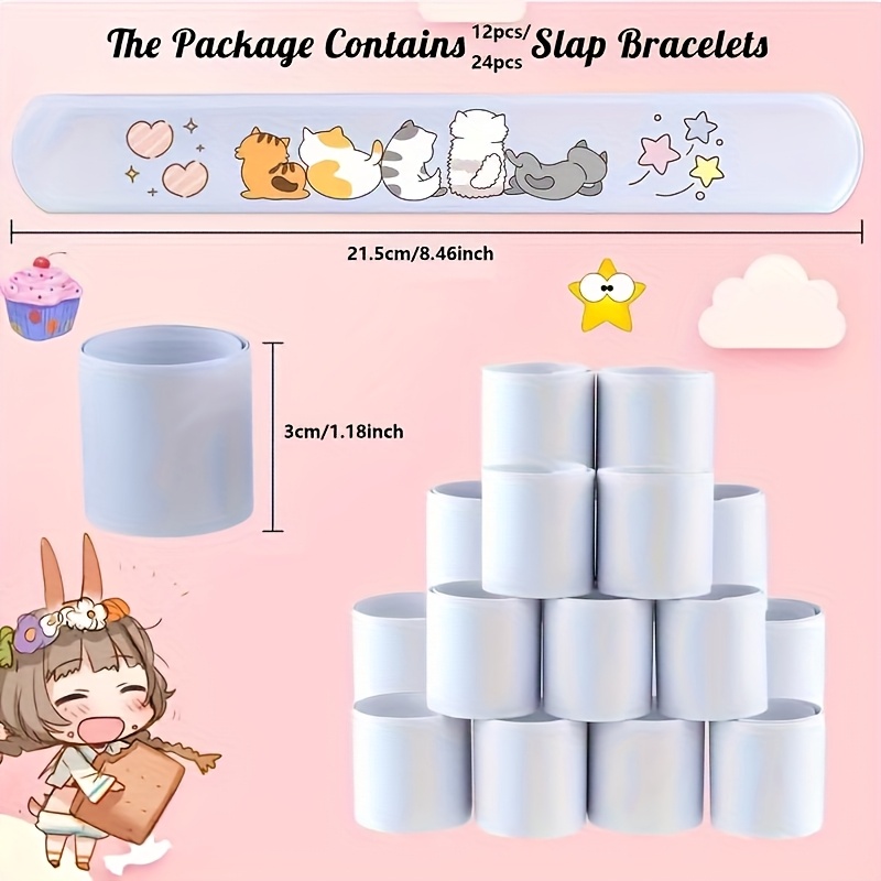 กำไลข้อมือแบบตบ 12 ชิ้น แบบขาย - Party Games Easter For Family บทวิจารณ์และราคา