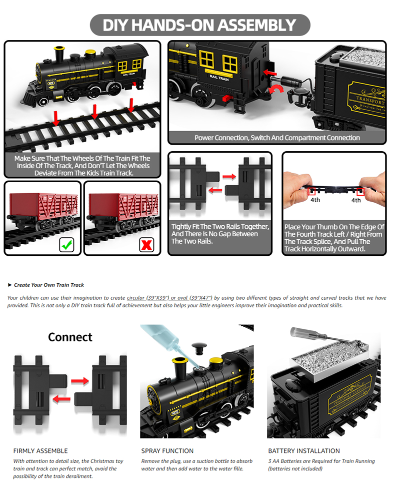 เด็กรถไฟไอน้ําไฟฟ้าของเล่นรางร - Party Games Steam บทวิจารณ์และราคา
