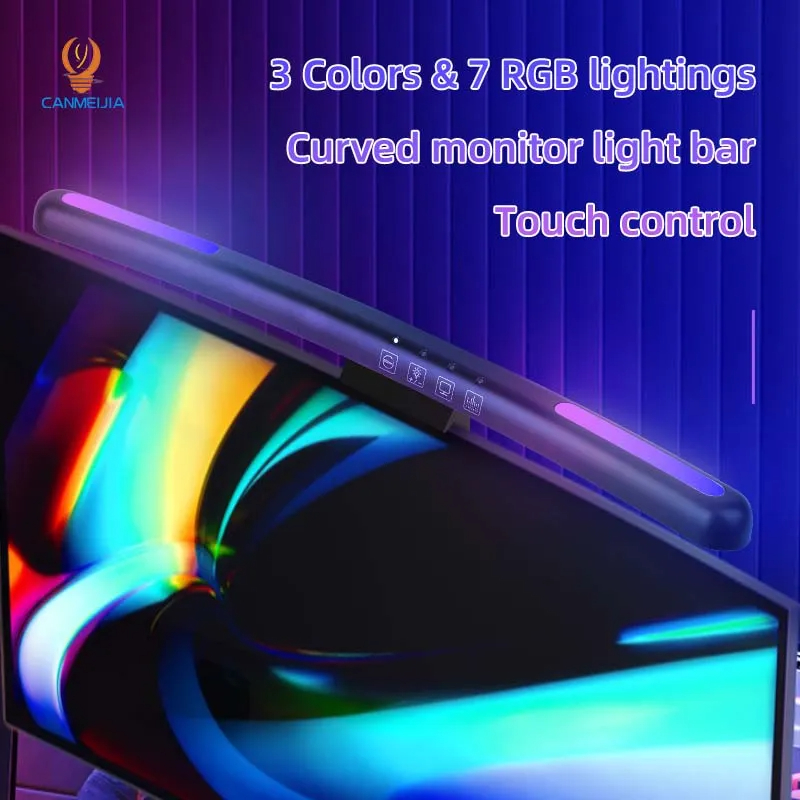 โคมไฟหน้าจอแอลอีดีโค้ง USB RGB - Party Games On Switch บทวิจารณ์และราคา