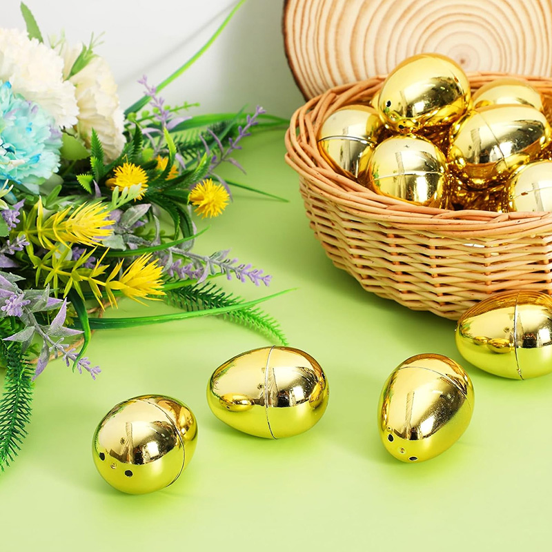 ไข่อีสเตอร์สีทอง 6-24 ชิ้น ทำจ - Party Games Easter For Kids บทวิจารณ์และราคา